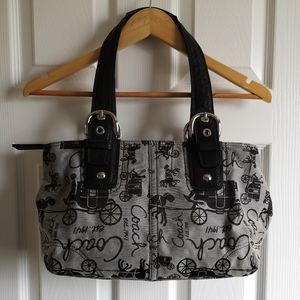 Coach horse and carriage purse